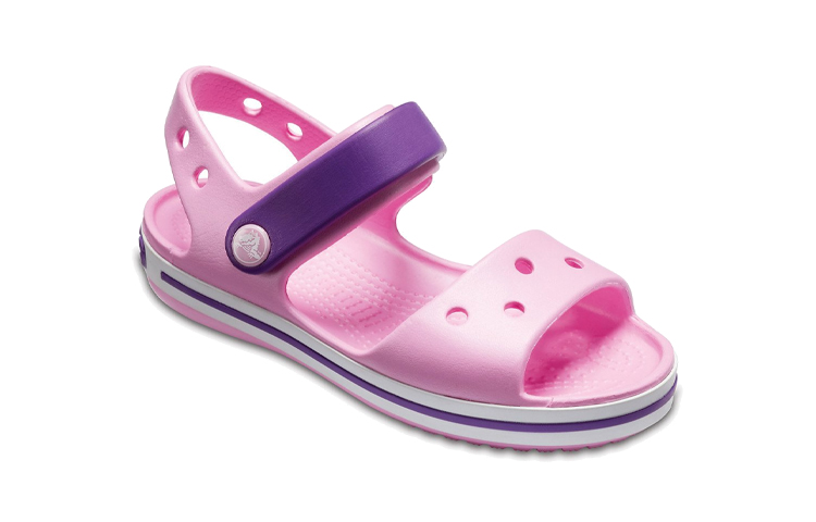Lookbook (JR) Sandalias Crocs Crocband 'Amatista Carnación'. 12856-6AI