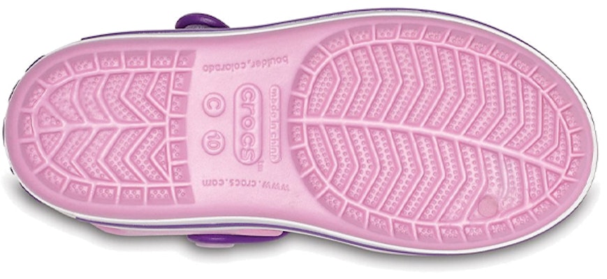 (JR) Crocs Crocband 凉鞋 '石竹紫水晶' 12856-6AI Sizing (JR) Crocs Crocband 凉鞋 '石竹紫水晶' 12856-6AI