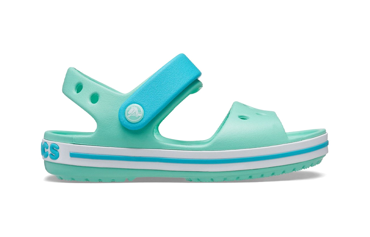 Order (JR) Crocs 卡骆驰Crocband凉鞋 '绿蓝色' 12856-3U3