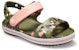 (JR) Crocs Crocband Rekaan Bermusim Sandal 'Hijau Merah Jambu' 205765-737