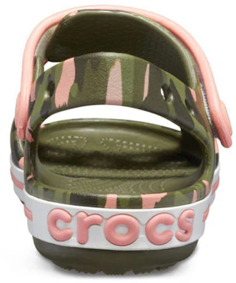 (Youth) Crocs Crocband Seasonal Graphic Sandals 'Green Pink' 205765-737 Details for (Youth) Crocs Crocband Seasonal Graphic Sandals 'Green Pink' 205765-737