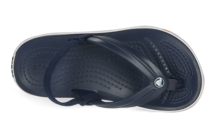 (Youth) Crocs Crocband Slingback Strap Sandals 'Navy Black' 圖 3