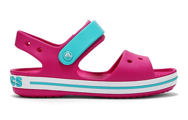 Order (Youth) Crocs Crocband Strap Closure Sandals 'Pink Blue' 12856-6LH
