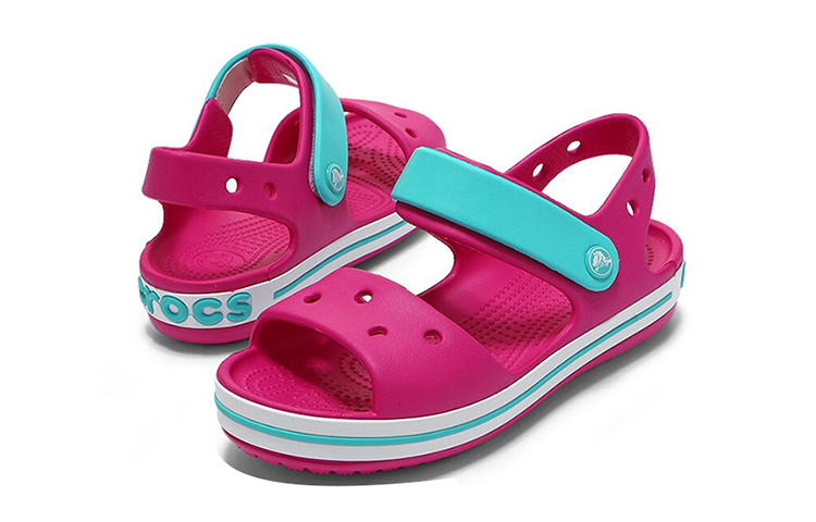 Purchase (Youth) Crocs Crocband Strap Closure Sandals 'Pink Blue' 12856-6LH
