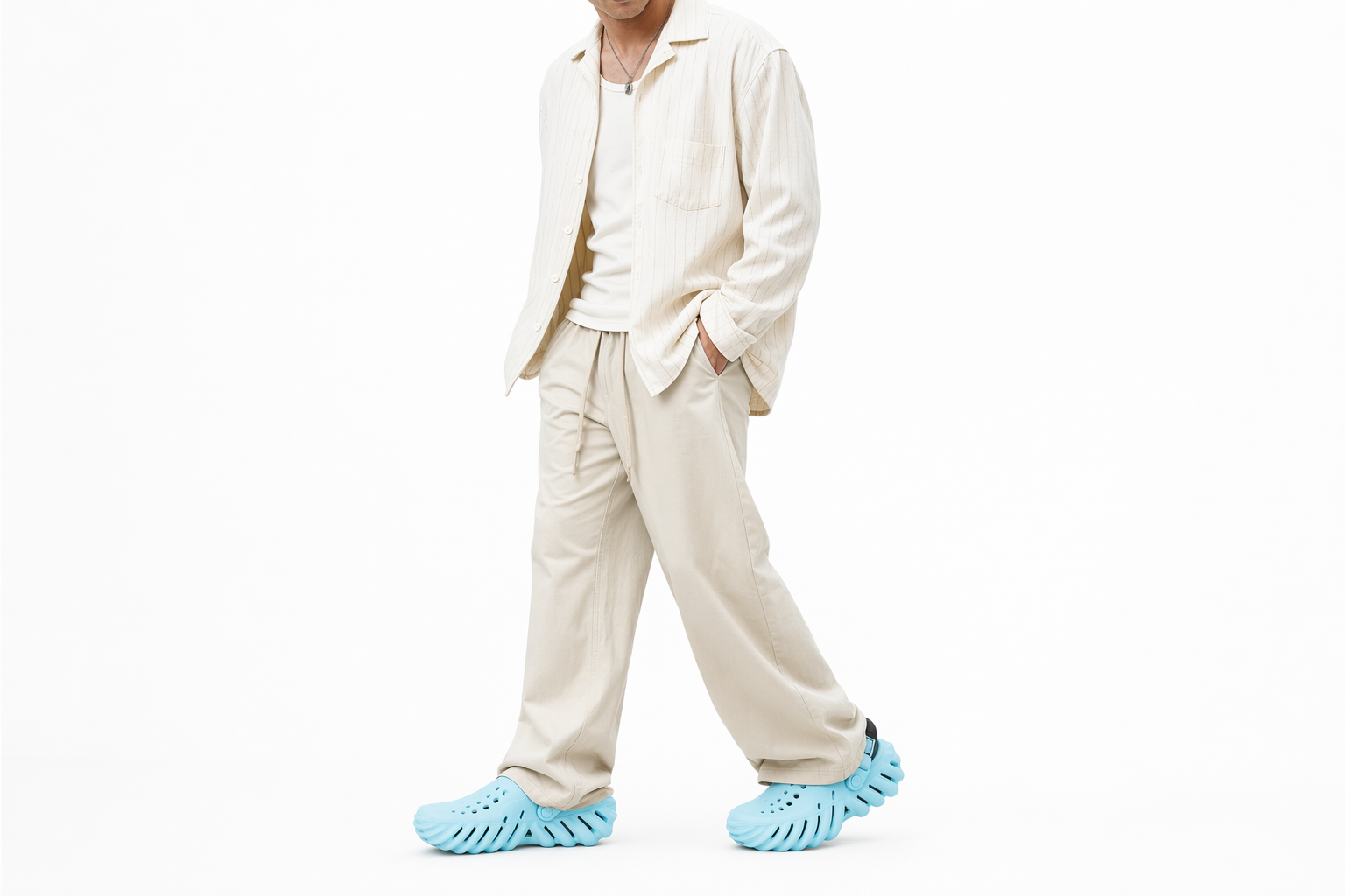 Order (JR) Crocs Echo Klomp ''Arctic'' 208190-411