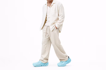 Order 兒童 Crocs卡駱馳 Echo Clog K 防滑防踢兒童涼鞋 藍