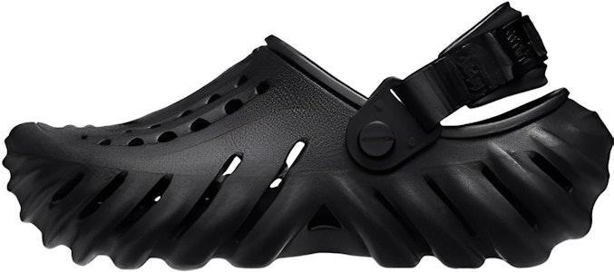 (JR) Sandal Crocs Echo Clog 'Hitam' 208190-001 Buy (JR) Sandal Crocs Echo Clog 'Hitam' 208190-001