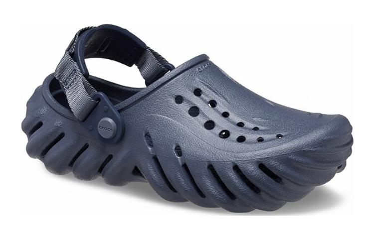 Shop 兒童Crocs卡駱馳 舒適百搭 防滑減震兒童涼鞋 藍色