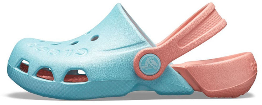 (Youth) Crocs Electro Back Strap Round Toe Clogs 'Blue Pink' 10400-4JF Buy (Youth) Crocs Electro Back Strap Round Toe Clogs 'Blue Pink' 10400-4JF
