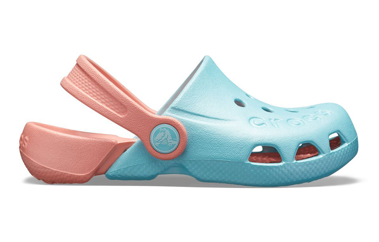 Order (Youth) Crocs Electro Back Strap Round Toe Clogs 'Blue Pink' 10400-4JF