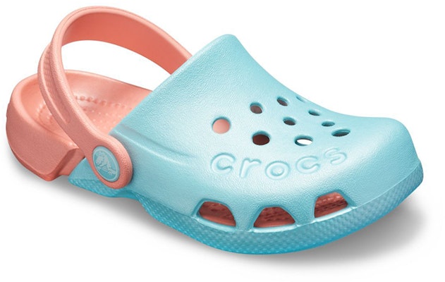 (Youth) Crocs Electro Back Strap Round Toe Clogs 'Blue Pink' 10400-4JF Lookbook (Youth) Crocs Electro Back Strap Round Toe Clogs 'Blue Pink' 10400-4JF