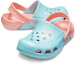 Shop (Youth) Crocs Electro Back Strap Round Toe Clogs 'Blue Pink' 10400-4JF