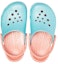 Purchase (JR) Crocs Elektro Tali Belakang Hujung Bulat 'Biru Merah Jambu' 10400-4JF