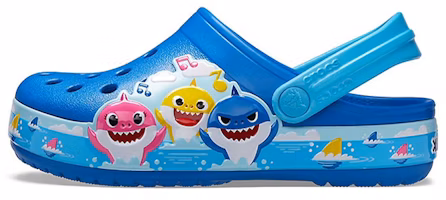 (Youth) Crocs Fun Lab Baby Shark Band Clog 'Blue' 207066-4JL (Youth) Crocs Fun Lab Baby Shark Band Clog 'Blue' 207066-4JL