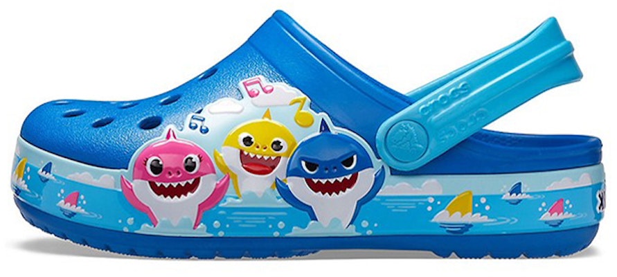 (Youth) Crocs Fun Lab Baby Shark Band Clog 'Blue' 207066-4JL Buy (Youth) Crocs Fun Lab Baby Shark Band Clog 'Blue' 207066-4JL