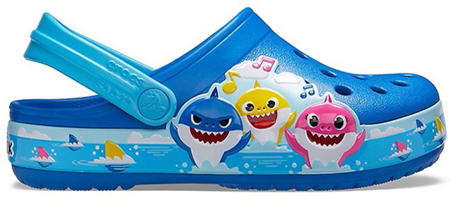 (Youth) Crocs Fun Lab Baby Shark Band Clog 'Blue' 207066-4JL Order (Youth) Crocs Fun Lab Baby Shark Band Clog 'Blue' 207066-4JL