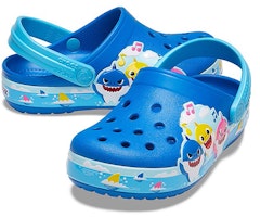 (JR) Crocs 趣味实验室儿童鲨鱼乐队蓝色拖鞋 207066-4JL Lookbook (JR) Crocs 趣味实验室儿童鲨鱼乐队蓝色拖鞋 207066-4JL