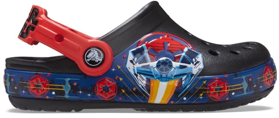 (JR) Crocs Fun Lab Darth Vader 'Hitam Biru Merah' Terompah 207189-001 Order (JR) Crocs Fun Lab Darth Vader 'Hitam Biru Merah' Terompah 207189-001