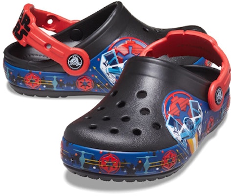 (JR) Crocs Fun Lab Darth Vader 'Hitam Biru Merah' Terompah 207189-001 Shop (JR) Crocs Fun Lab Darth Vader 'Hitam Biru Merah' Terompah 207189-001