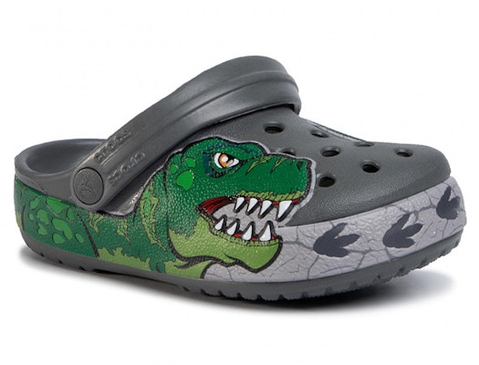 (JR) Crocs乐趣实验恐龙灯拖鞋"灰绿" 206157-0DA Lookbook (JR) Crocs乐趣实验恐龙灯拖鞋"灰绿" 206157-0DA