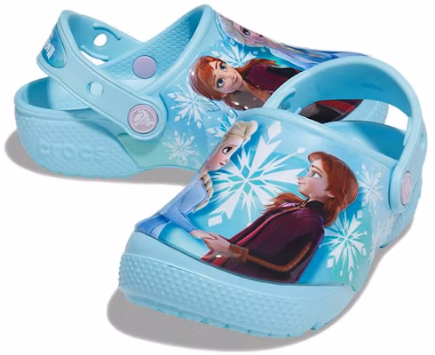 (JR) Crocs Fun Lab Disney Frozen II Clogs 'Biru Langit' 207465-03 Lookbook (JR) Crocs Fun Lab Disney Frozen II Clogs 'Biru Langit' 207465-03