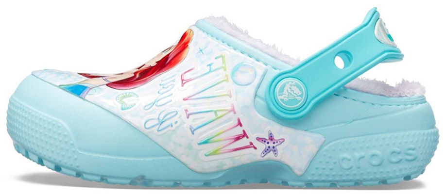(Youth) Crocs Fun Lab Disney Little Mermaid Clogs 'Sky Blue White' 206281-4O9 Buy (Youth) Crocs Fun Lab Disney Little Mermaid Clogs 'Sky Blue White' 206281-4O9