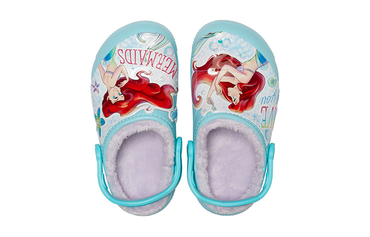 Purchase (Youth) Crocs Fun Lab Disney Little Mermaid Clogs 'Sky Blue White' 206281-4O9