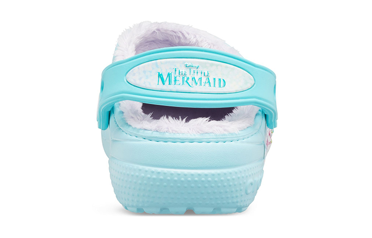 Details for (Youth) Crocs Fun Lab Disney Little Mermaid Clogs 'Sky Blue White' 206281-4O9