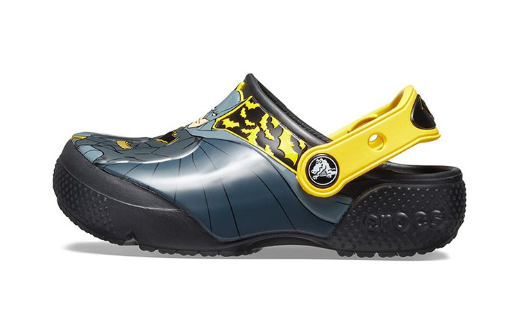 (Youth) Crocs Fun Lab Iconic Batman Clogs 'Navy Yellow' 205514-001