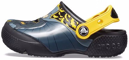 (Youth) Crocs Fun Lab Iconic Batman Clogs 'Navy Yellow' 205514-001 (Youth) Crocs Fun Lab Iconic Batman Clogs 'Navy Yellow' 205514-001
