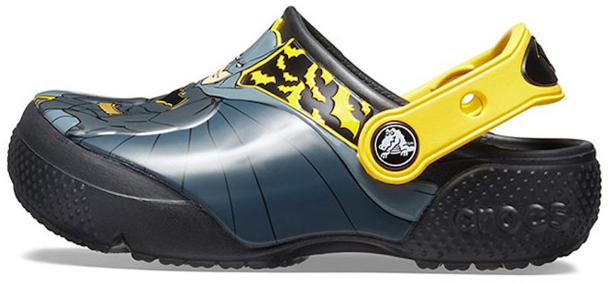 (Youth) Crocs Fun Lab Iconic Batman Clogs 'Navy Yellow' 205514-001 Buy (Youth) Crocs Fun Lab Iconic Batman Clogs 'Navy Yellow' 205514-001