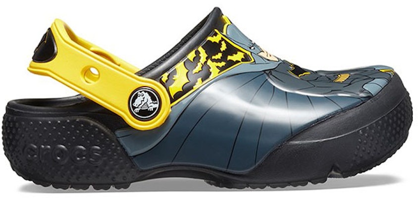 (Youth) Crocs Fun Lab Iconic Batman Clogs 'Navy Yellow' 205514-001 Order (Youth) Crocs Fun Lab Iconic Batman Clogs 'Navy Yellow' 205514-001