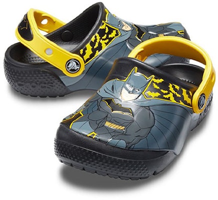(JR) Crocs Fun Lab Ikonik Batman Clogs 'Navy Yellow' 205514-001 Lookbook (JR) Crocs Fun Lab Ikonik Batman Clogs 'Navy Yellow' 205514-001
