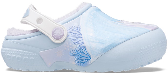 (JR) Crocs Fun Lab Lined Disney Frozen II Clogs 'Biru Langit' 207324-4JQ Order (JR) Crocs Fun Lab Lined Disney Frozen II Clogs 'Biru Langit' 207324-4JQ