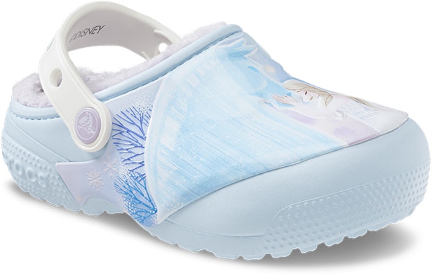 (Youth) Crocs Fun Lab Lined Disney Frozen II Clogs 'Sky Blue' 207324-4JQ Lookbook (Youth) Crocs Fun Lab Lined Disney Frozen II Clogs 'Sky Blue' 207324-4JQ