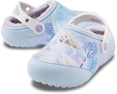 (JR) Crocs Fun Lab Lined Disney Frozen II Clogs 'Biru Langit' 207324-4JQ Shop (JR) Crocs Fun Lab Lined Disney Frozen II Clogs 'Biru Langit' 207324-4JQ