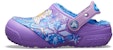 (JR) Crocs Fun Lab Lined Frozen Kasut 'Ungu Biru' 205292-510