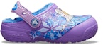 Order (JR) Crocs Fun Lab Lined Frozen Kasut 'Ungu Biru' 205292-510