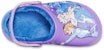 (JR) Crocs Fun Lab Lined Frozen Kasut 'Ungu Biru' 205292-510
