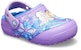 (JR) Crocs Fun Lab Lined Frozen Kasut 'Ungu Biru' 205292-510