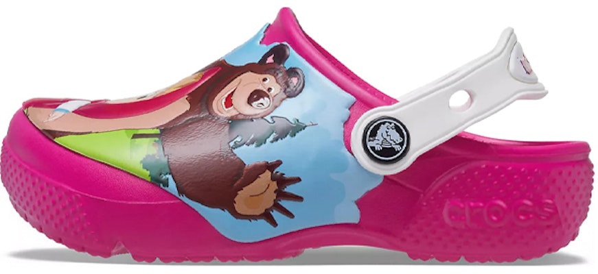 (Youth) Crocs Fun Lab Masha And The Bear Patch Clogs 'Candy Pink' 207079-6X0 Buy (Youth) Crocs Fun Lab Masha And The Bear Patch Clogs 'Candy Pink' 207079-6X0
