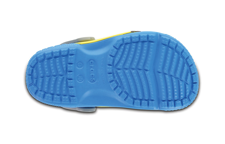 Sizing (Youth) Crocs Fun Lab Minnions Clogs 'Yellow Blue' 204113-456
