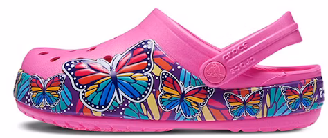 (Youth) Crocs Fun Lab Multi Butterfly Band Light Clogs 'Pink Blue' 206158-6QQ (Youth) Crocs Fun Lab Multi Butterfly Band Light Clogs 'Pink Blue' 206158-6QQ