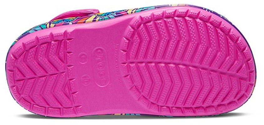 兒童 Crocs Fun Lab "Mltibtterfly" 簡約休閒洞洞涼鞋 電光粉 Details for 兒童 Crocs Fun Lab "Mltibtterfly" 簡約休閒洞洞涼鞋 電光粉