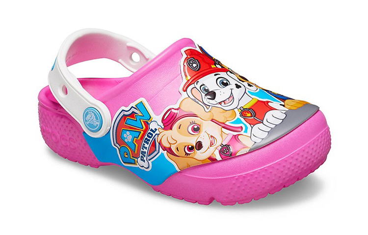 Lookbook (Youth) Crocs Fun Lab Paw Patrol Clogs 'Pink White Multi' 206276-6QQ