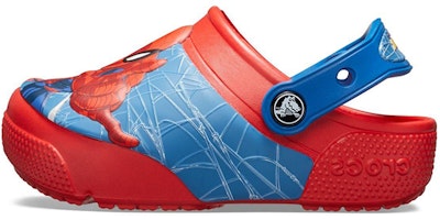 (Youth) Crocs Fun Lab SpiderMan Lights Clogs 'Red Blue' 205506-8C1 (Youth) Crocs Fun Lab SpiderMan Lights Clogs 'Red Blue' 205506-8C1