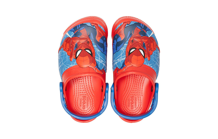Purchase (Youth) Crocs Fun Lab SpiderMan Lights Clogs 'Red Blue' 205506-8C1
