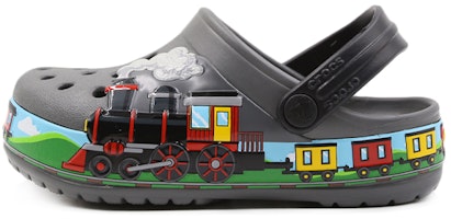 (Youth) Crocs Fun Lab Train Band Clogs 'Grey Multi' 205516-0DA (Youth) Crocs Fun Lab Train Band Clogs 'Grey Multi' 205516-0DA