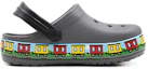 Order (Youth) Crocs Fun Lab Train Band Clogs 'Grey Multi' 205516-0DA