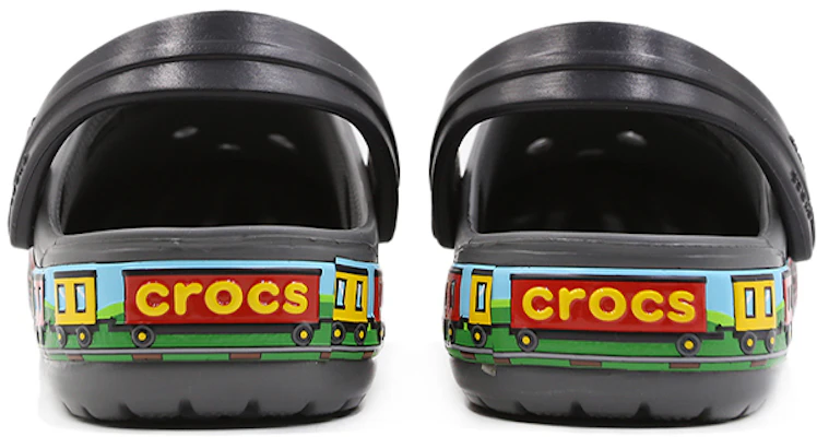 (Youth) Crocs Fun Lab Train Band Clogs 'Grey Multi' 205516-0DA Shop (Youth) Crocs Fun Lab Train Band Clogs 'Grey Multi' 205516-0DA